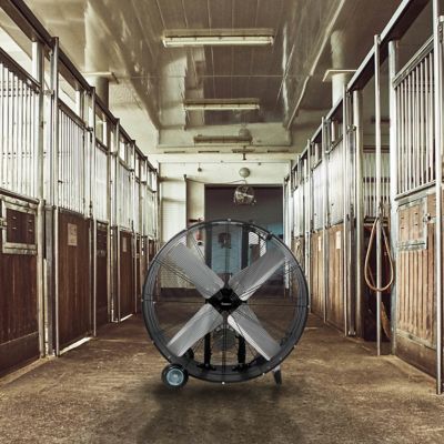 Image showing  42 in. Belt Drive Drum Fan with Enclosed Motor