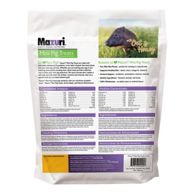 Image showing  Oat and Honey Mini Pig Treats, 3.5 lb. Bag