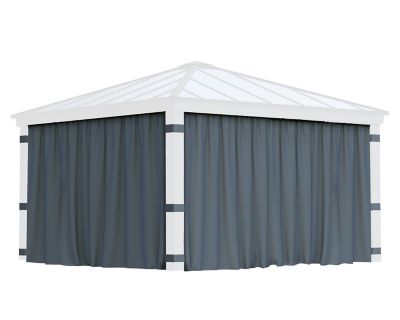 Canopia by Palram Dallas Gazebo 14 ft. x 14 ft. Curtain Set, 4 pc.