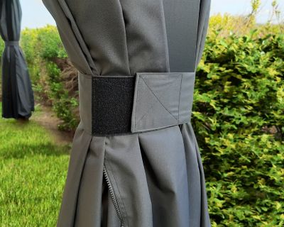 Image showing 5 th Canopia by Palram Dallas Gazebo 14 ft. x 14 ft. Curtain Set, 4 pc.