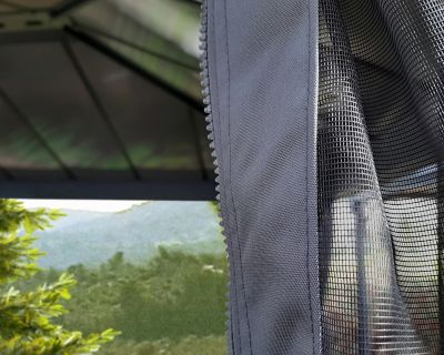Image showing 5 th Canopia by Palram Dallas Gazebo 14 ft. x 16 ft. Netting Set, 4 pc.
