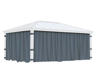 Canopia by Palram Dallas Gazebo 14 ft. x 20 ft. Curtain Set, 4 pc.