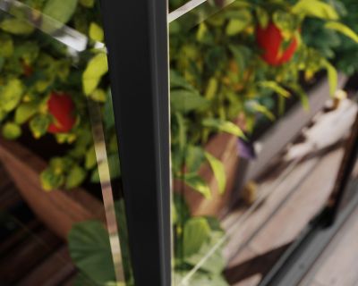 Image showing 8 th Canopia by Palram Ivy 4 x 2ft. Mini Greenhouse, Black