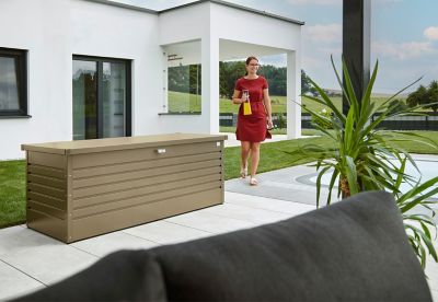 Image showing  LeisureTime 210 Gallon Deck Box, Bronze