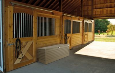 Image showing  LeisureTime 210 Gallon Deck Box, Bronze