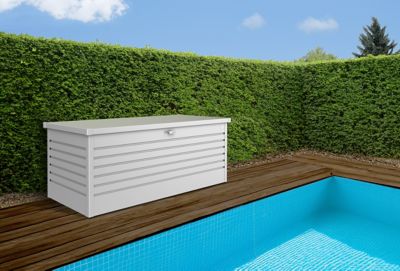Image showing  LeisureTime 210 Gallon Deck Box, Silver
