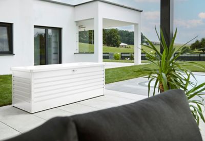 Image showing  LeisureTime 210 Gallon Deck Box, White