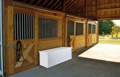 Image showing  LeisureTime 210 Gallon Deck Box, White