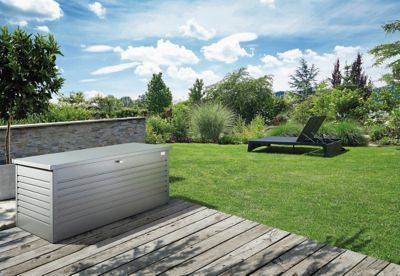 Image showing  LeisureTime 210 Gallon Deck Box, Quartz Gray