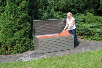 Image showing  LeisureTime 210 Gallon Deck Box, Quartz Gray