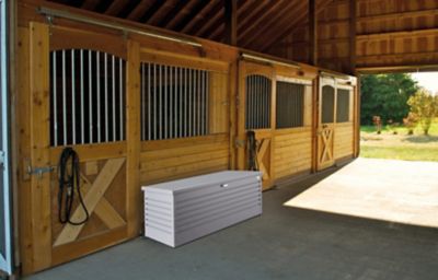 Image showing 5 th Biohort LeisureTime 210 Gallon Deck Box, Quartz Gray