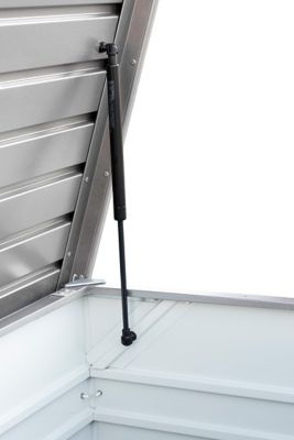 Image showing 8 th Biohort LeisureTime 210 Gallon Deck Box, Quartz Gray