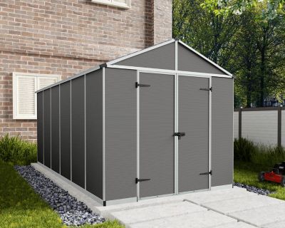 Image showing  8 ft. x 15 ft. Rubicon Shed, Gray