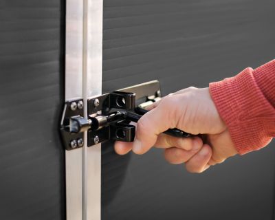 Image showing 5 th Canopia by Palram Rubicon 8 x 20ft. Shed, Gray