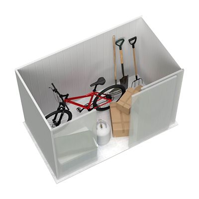 Image showing  EZI Slider 7 x 5ft. Metal Storage Shed, Monument
