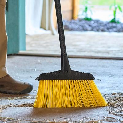 Image showing  10 in. Poly Fiber Smooth Surface All-purpose Upright Broom