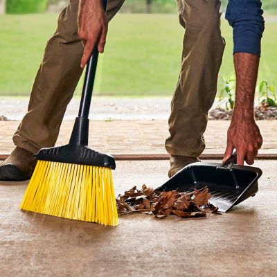 Image showing  10 in. Poly Fiber Smooth Surface All-purpose Upright Broom