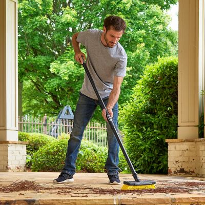 Image showing  12 in. Poly Fiber Stiff Deck Brush