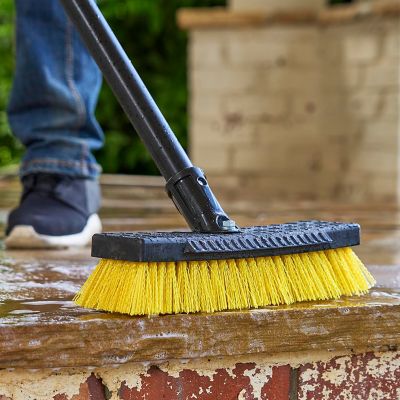 Image showing  12 in. Poly Fiber Stiff Deck Brush