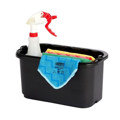 Image showing  2 Compartment Plastic Cleaning Caddy Organizer