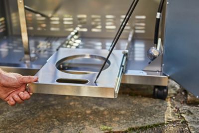 Image showing  6-Burner Classic Series Propane Gas Grill, Silver, With Side Burner