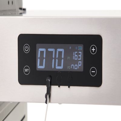 Image showing  4-Burner Denali Series Smart Propane Gas Grill, Silver, With Side Burner