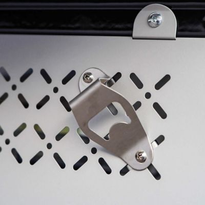 Image showing 7 th Monument Grills 3-Burner Mesa Series Propane Gas Grill, Silver, With Side Burner