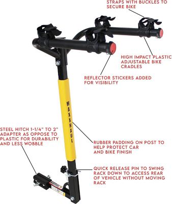 Image showing  Hitch Mount 2 Bike Rack BAC-110055