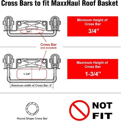 Image showing 5 th Avitec Universal Roof Rack Basket BAC-110066
