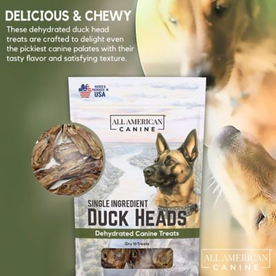 Image showing  Duck Heads Dehydrated Dog Treats, 10 Count