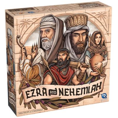 Renegade Game Studios Ezra & Nehemiah, Strategy Board Game, Ages 13 Plus, 1 to 4 Players