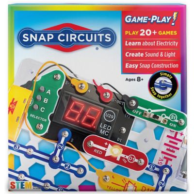 Snap Circuits Game Play, Electronics Exploration Building Kit, Kids Ages 8 Plus