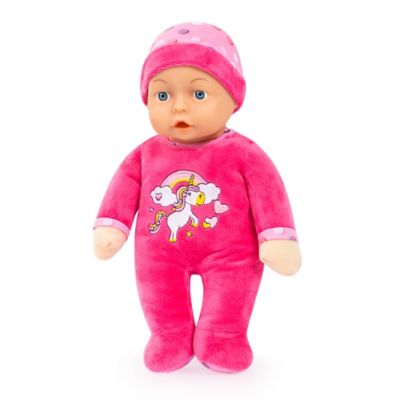 Bayer Design Dolls My First Baby Doll, 12 in. Pink & Unicorn, Kids Ages 3 Plus