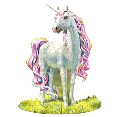 Image showing  I Am LiL' Unicorn, 100 pc. Puzzle with Educational Fun Facts Booklet