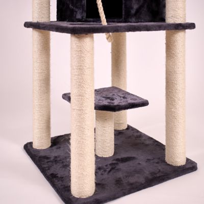 Image showing 6 th Armarkat 82 in. Multi Level Big Cat Tree. Tall Multi Cats Tower with 2 Big Cat Condos A8202