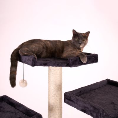 Image showing 8 th Armarkat 82 in. Multi Level Big Cat Tree. Tall Multi Cats Tower with 2 Big Cat Condos A8202