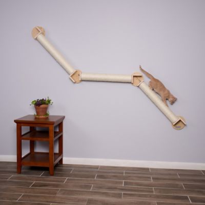 Image showing  Wall Series Wall Climbing Cat Post Bridge W2307
