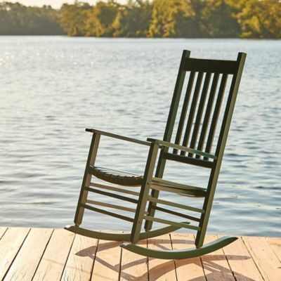 Image showing  Meridian Solid Wood Outdoor Patio Rocking Chair
