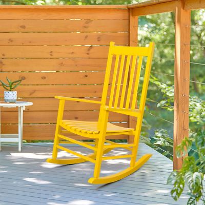 Image showing  Meridian Solid Wood Outdoor Patio Rocking Chair