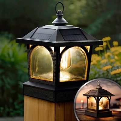 Image showing  Edison Solar Lantern, Post Cap