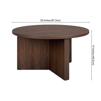 Image showing  Anders Round Coffee Table, 32 in., Brown
