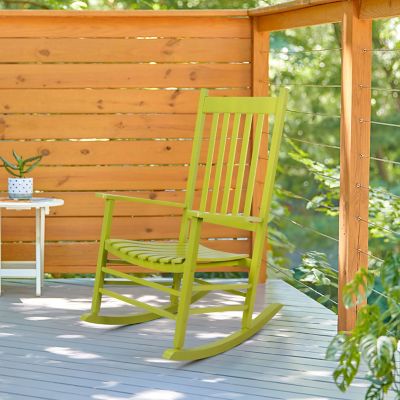 Image showing  Meridian Solid Wood Outdoor Patio Rocking Chair