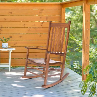 Image showing  Meridian Solid Wood Outdoor Patio Rocking Chair
