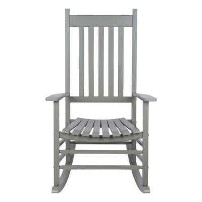 Image showing  Meridian Solid Wood Outdoor Patio Rocking Chair