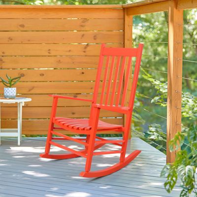 Image showing  Meridian Solid Wood Outdoor Patio Rocking Chair