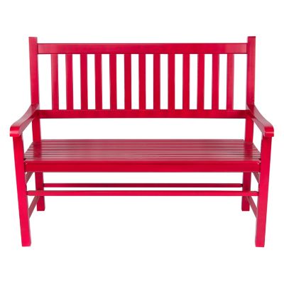 Image showing  48 in. Carlisle Solid Wood Patio Garden Bench