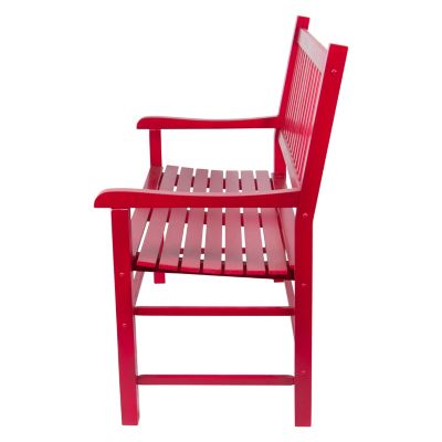 Image showing  48 in. Carlisle Solid Wood Patio Garden Bench