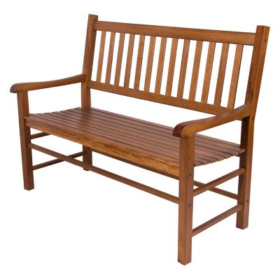 Image showing  48 in. Carlisle Solid Wood Patio Garden Bench