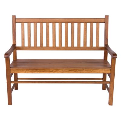 Image showing  48 in. Carlisle Solid Wood Patio Garden Bench