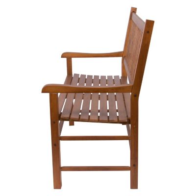 Image showing  48 in. Carlisle Solid Wood Patio Garden Bench